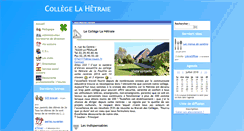 Desktop Screenshot of lahetraie-col.spip.ac-rouen.fr