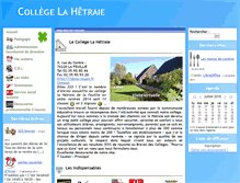 Tablet Screenshot of lahetraie-col.spip.ac-rouen.fr