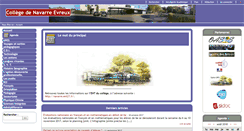 Desktop Screenshot of navarre-col.spip.ac-rouen.fr