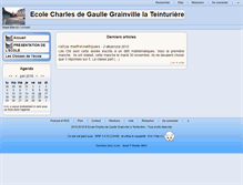 Tablet Screenshot of grainville-teinturiere-eco.spip.ac-rouen.fr