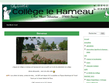 Tablet Screenshot of lehameau-col.spip.ac-rouen.fr