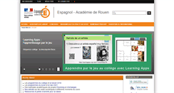 Desktop Screenshot of espagnol.spip.ac-rouen.fr
