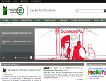 Tablet Screenshot of bruyeres-lyc.spip.ac-rouen.fr