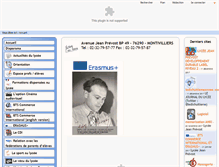 Tablet Screenshot of prevost-lyc.spip.ac-rouen.fr