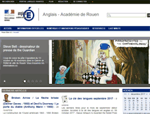 Tablet Screenshot of anglais.spip.ac-rouen.fr