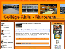 Tablet Screenshot of alain-col.spip.ac-rouen.fr