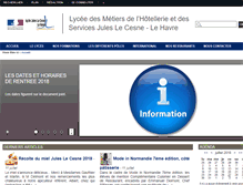 Tablet Screenshot of lecesne-lyc.spip.ac-rouen.fr