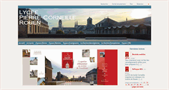 Desktop Screenshot of lgcorneille-lyc.spip.ac-rouen.fr